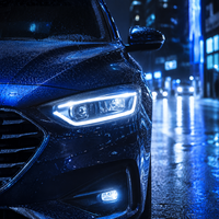 Conjunto de Faros LED BK para Ford Focus 2015-2018, Proyector DRL, Señal de Giro Secuencial, Actualización Plug and Play