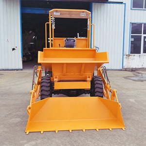 Mini Dumper Front Loader 4x4 <b>Wheel</b> 3T Rated Load Diesel Engine Hydraulic Tipper for <b>Small</b> Quarry Material Handling - Product Image 6