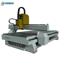 Routeur CNC 1325 ATC à 4 axes avec structure en acier, changement d'outil automatique, précision de 0,01 mm, broche de 9 kW, 220V/380V