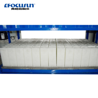 Máquina de hielo en bloque de CO2 refrigerante más nueva de 1 tonelada a 30 toneladas para vender hielo en bloque