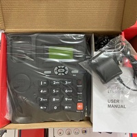 El Mejor Teléfono Fijo Inalámbrico GSM de Escritorio Multifunción de Bajo Costo con 2 SIM, Radio FM y Múltiples Idiomas