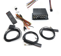 MDVR hybride mobile 12 canaux 1080P avec extension 4 canaux IPC pour la gestion de flotte de camions et de bus, H.265, GPS, 4G, WIFI, IA