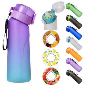 <span class=keywords><strong>Borraccia</strong></span> Sportiva con 10 Cialde Aromatizzate, Bottiglia d'Acqua da 750ml con Cannuccia, Senza Zucchero, Aroma Fruttato, Antigoccia - Product Image 6