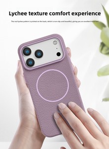 Per <span class=keywords><strong>IPhone</strong></span> 16 17 Pro Max Luxury Litchi Pattern TPU custodia in pelle magnetica sottile anello opaco Feeling per <span class=keywords><strong>IPhone</strong></span> 15 <span class=keywords><strong>14</strong></span> 13 12 - Product Image 5