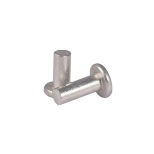 <span class=keywords><strong>Rivet</strong></span> semi-tubulaire d'épaule de tête plate d'étape plaquée de zinc d'acier de fer de fournisseur de la Chine - Product Image 6