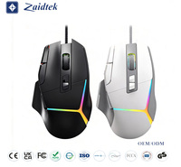 Souris de jeu ergonomique de haute qualité 12800 DPI, filaire USB, optique RGB, 10D, pour ordinateur et bureau