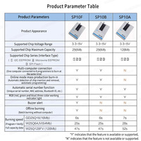 Programador Universal USB de Alta Velocidad SP10-A para BIOS, FLASH/EEPROM/SPI