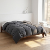 Juego de Ropa de Cama Ultra Suave y Acogedor para Todas las Estaciones, Hipoalergénico, Edredón de Plumas de Pato 100% Algodón