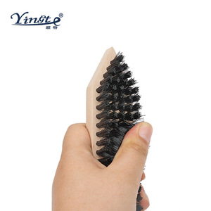 Yinste <b>Shoe</b> <b>Brush</b> Solid Wood Base Nylon Bristles Soft For Household Cleaning - Product Image 2