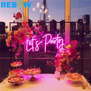 Custom LED Logo Neon <b>Light</b> IP67 Warranty Service Acrylic Electronic Sign for Home Party Festival Wedding Decorations - Product Image 4
