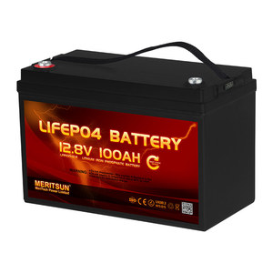 Meritsun LiFePO4 סוללה 12V 100Ah 2S2P טופס Lifepo4 24v 200ah סוללה - Product Image 2