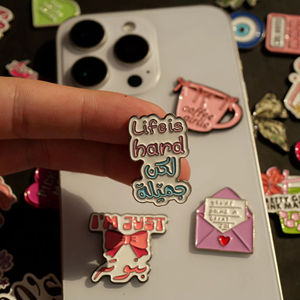 Etiquetas Adhesivas Divertidas con Temática <span class=keywords><strong>de</strong></span> Ángel, Doradas, para Coche, con Diseño 'You and Me Near Cut Return' y Número <span class=keywords><strong>de</strong></span> Planificador Impreso - Product Image 5