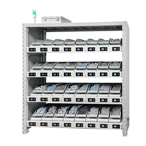 אולודה 32 מיקומי אחסון מחסן מתכת חכם מדפים לאחסון עם שקילה וספירה אוטומטית ללא צורך באנשים, ציוד מתכתי לקצה המסלול - Product Image 1