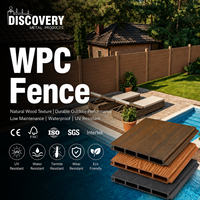 Offre Spéciale : Panneaux de Clôture de Jardin en Composite WPC Coextrudé avec Cadre en Aluminium pour l'Extérieur et la Protection de l'Intimité
