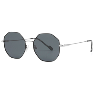 Gafas de Sol Octagonales Unisex con Marco Metálico, Lentes Degradadas, 100% Protección UV, Protección Solar para Adultos a la Moda - Product Image 4