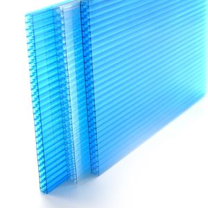 Plaque de polycarbonate alvéolaire multicouche anti-UV en polycarbonate PC de 8 mm, 10 mm, 16 mm pour toiture - Product Image 1