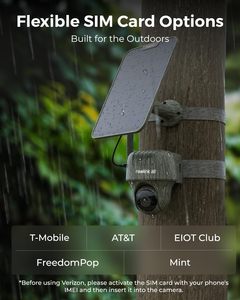 Reolink 4K <span class=keywords><strong>3G</strong></span>/4G LTE <span class=keywords><strong>Camera</strong></span> Đường Mòn di động, nhận dạng động vật, không phát sáng IR thông minh 360 ° PT chuyển động kích hoạt năng lượng mặt trời và máy ảnh Pin - Product Image 3