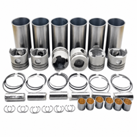 Kit de révision et de réparation de pièces de moteur diesel 1-11261-242-0 6BD1 6BG1, ensemble de chemises de cylindre, compatible Isuzu