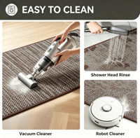 Tapis de sol personnalisable antidérapant, imperméable et anti-fuite avec support en caoutchouc durable pour entrée de porte d'entrée