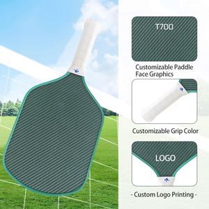 Raquette de pickleball thermoformée hybride carbone-kevlar T700 avec noyau en nid d'abeille PP, approuvée USAPA, vente en gros directe d'usine - Product Image 4