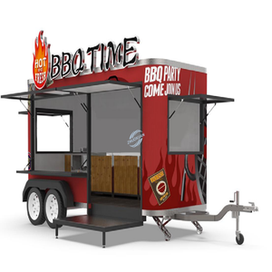 Remolque Móvil para Venta de Carne, con Ventana de Servicio Individual, para Exteriores, Ideal para Restaurantes de Carne - Product Image 3