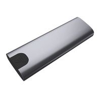 ICOOLAX casing Hard Drive, 1TB 2TB M2 SSD NVME SSD NGFF Protocol 2 in 1 kandang M.2 ke USB Tipe C untuk NVME PCIE SSD