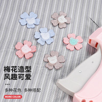 Pistolet à coudre Quilt Fixer Hangtag Pistolet Silicone souple Nouveau Design Motif sans aiguille Fixateur rapide de vêtements avec boucle de forme mignonne