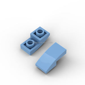 24201 Bloques de Construcción Curvos en Pendiente 2x1x 2/3 Invertidos Multicolores para Construcción DIY y Proyectos MOC Personalizados - Product Image 3