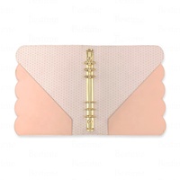 Macaron – classeur à fermeture éclair, enveloppes en cuir A6, classeur festonné, impression personnalisée, carnet de notes a5, agenda b5, couverture souple