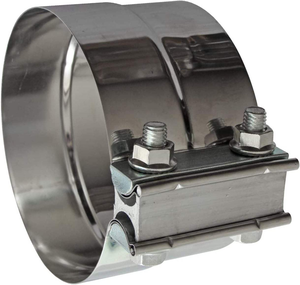 2 "2.5" 3 "4" 5 "6" Collier d'échappement en acier inoxydable haute performance Joint bout à bout poli miroir 1.5mm d'épaisseur universel pour - Product Image 4