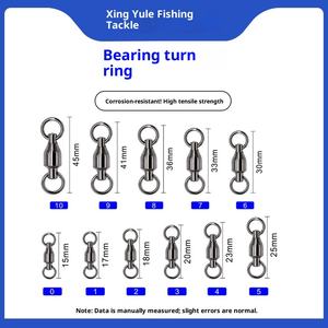 Connettore a forma di otto con anello girevole in acciaio inossidabile con limite di carico di lavoro di 14-218kg per accessori per attrezzi da pesca - Product Image 4