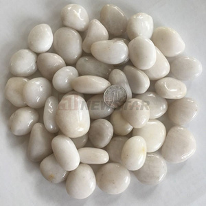 Newstar Natural Outdoor Decorative <strong>Pebbles</strong> Indoor High Polished Vases <strong>Coloured</strong> Stones <strong>Pebbles</strong> White Cobble &amp; <strong>Pebble</strong> Stones - Product Image 4