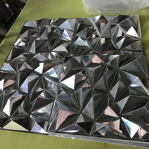 Commercio all'ingrosso verniciabile tv sfondo <span class=keywords><strong>parete</strong></span> portico cassiere ktv wall sticker 3d golden diamond wall panel - Product Image 5
