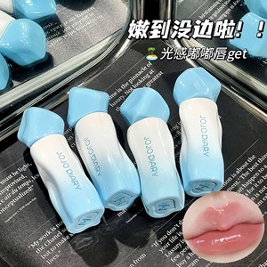 ลิปสติกเนื้อฉ่ำวาว <span class=keywords><strong>JOJO</strong></span> Diary Water Lipstick Mirror Water Gloss Lip Glaze ลิปกลอสเนื้อลิควิด ลิปกลอสแบบมีสี ผลิตภัณฑ์เครื่องสำอางสำหรับผู้หญิงและเด็กผู้หญิง - Product Image 5