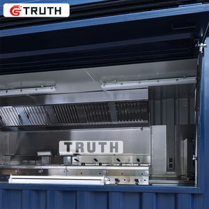 Conteneur de restauration mobile entièrement équipé, camion-restaurant préfabriqué, cuisine mobile avec plancher extensible sur le côté - Product Image 6