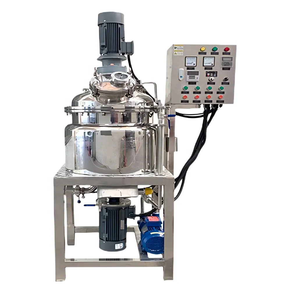 DZJX 100L 1000L succo di frutta chimica rivestito formulazione liquida serbatoio di miscelazione emulsionante sottovuoto Mixer macchina per fare Shampoo