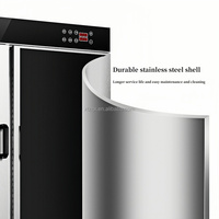 Séchoir alimentaire industriel commercial en acier inoxydable 32/48/80/96 plateaux, déshydrateur de fruits, légumes et viandes 220V avec fonction de séchage