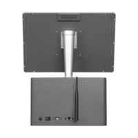 Kiosco de Autoservicio de Escritorio de 15.6 Pulgadas, Máquina Automatizada de Recepción de Hotel, Lector de Tarjetas de Identificación, Dispensador de Tarjetas, Impresora Térmica SDK para