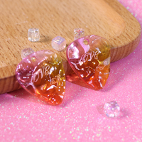 Imprimé personnalisé Transparent Écologique Acrylique Fruit Animal Porte-clés Liquide Ondulation Pendentif Guitare Médiator Logo Personnalisé
