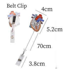Portacredenciales Retráctil de Acrílico para Enfermeras, Clip para Credencial de Médico, Accesorios para Médicos, Venta al por Mayor, Portacredenciales para el Trabajo - Product Image 4