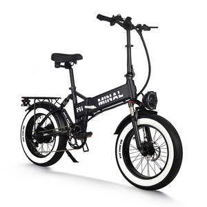 Vélo électrique à pneus larges MINAL M1 Pro avec cadre en alliage d'aluminium, 7 vitesses, batterie au lithium, moteur central, autonomie >60 km - Product Image 2