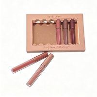 Boîte cosmétique personnalisée de haute qualité, luxueuse, rose, pour rouge à lèvres, emballage mat pour rouge à lèvres