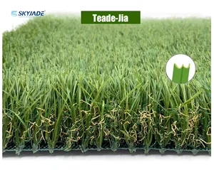 1.75 ''USA Standard paesaggio erba SKYJADE Teade-Jia W forma erba artificiale tappeto erboso sintetico di alta qualità 45mm