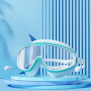 Lunettes de natation Grand cadre Lunettes de natation Grand cadre HD Large vue Anti-buée Protection UV Lunettes de natation Grand verre - Product Image 5