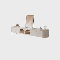 Vente Chaude Meubles de Salon Support TV Design Moderne de Luxe et Ensemble Table Basse