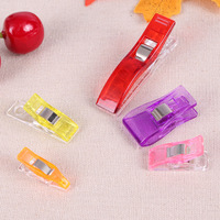 Vente en gros de pinces à coudre Wonder Clips multicolores de 56 mm, grandes pinces à coudre en plastique pour patchwork et quilting