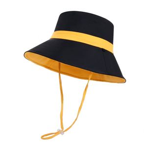 Chapeaux d'été pour femmes en gros, chapeau de pêcheur personnalisé, chapeau bob anti-soleil avec cordon - Product Image 3