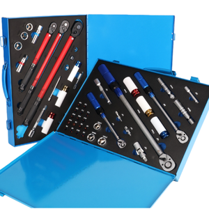 ชุดเครื่องมือประแจแรงบิด 32 ชิ้น พร้อมประแจแรงบิด 3 ชิ้น (1/2 นิ้ว, 3/<span class=keywords><strong>8</strong></span> นิ้ว, 1/4 นิ้ว)  พร้อมหัวบล็อก สำหรับซ่อมรถยนต์ หัวเทียน และจักรยาน - Product Image 2