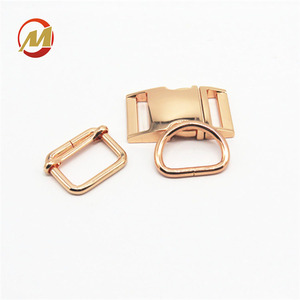 Fábrica de buena calidad de Metal personalizado fuerte accesorios para mascotas perro hebilla de <span class=keywords><strong>cuatro</strong></span> piezas conjuntos - Product Image 4