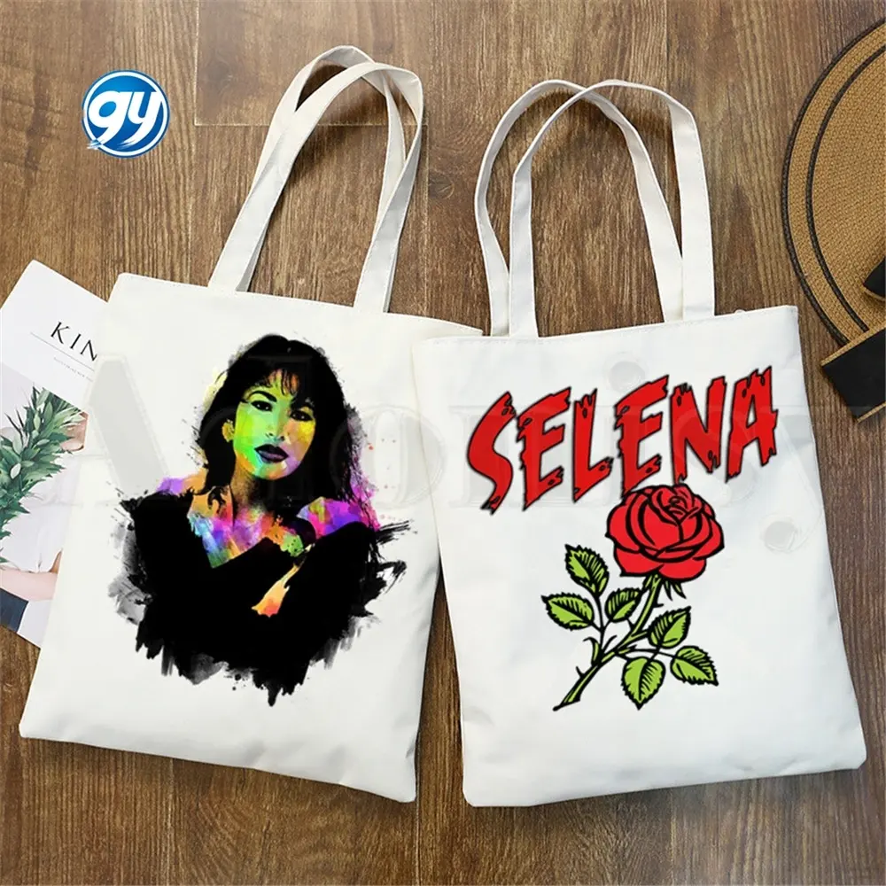 Vintage 90s inspiré Selena Quintanilla sacs à main à la mode sacs à bandoulière décontracté Shopping filles sac à main femmes élégant sac en toile